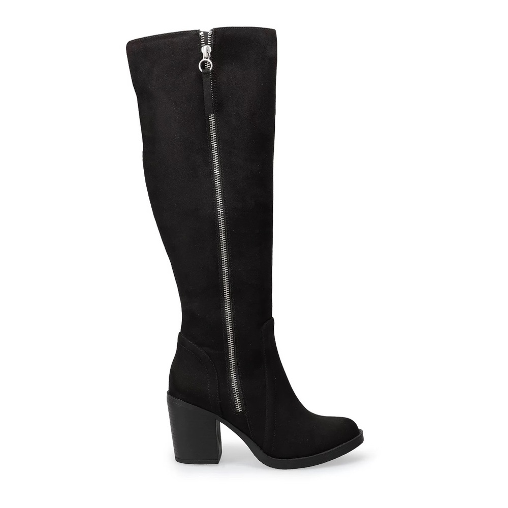 Kohl's black knee high boots